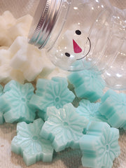 Snowflake Soap Jar