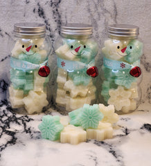 Snowflake Soap Jar