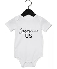 Jesus Loves Us Onesie