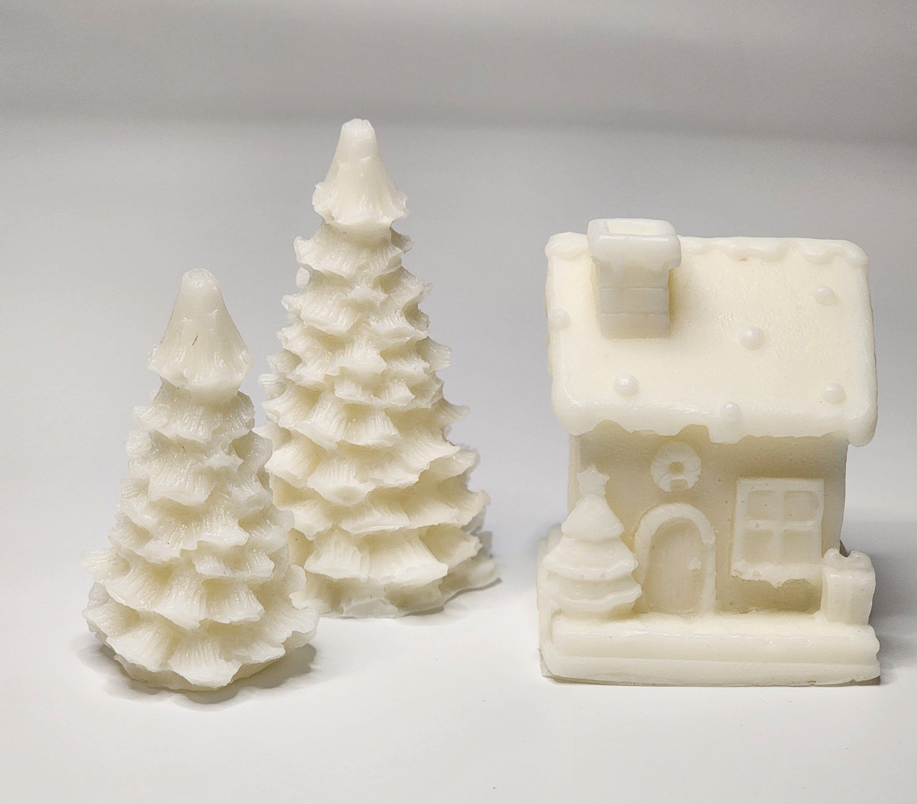 Snow House and Christmas Trees (3 pcs.)