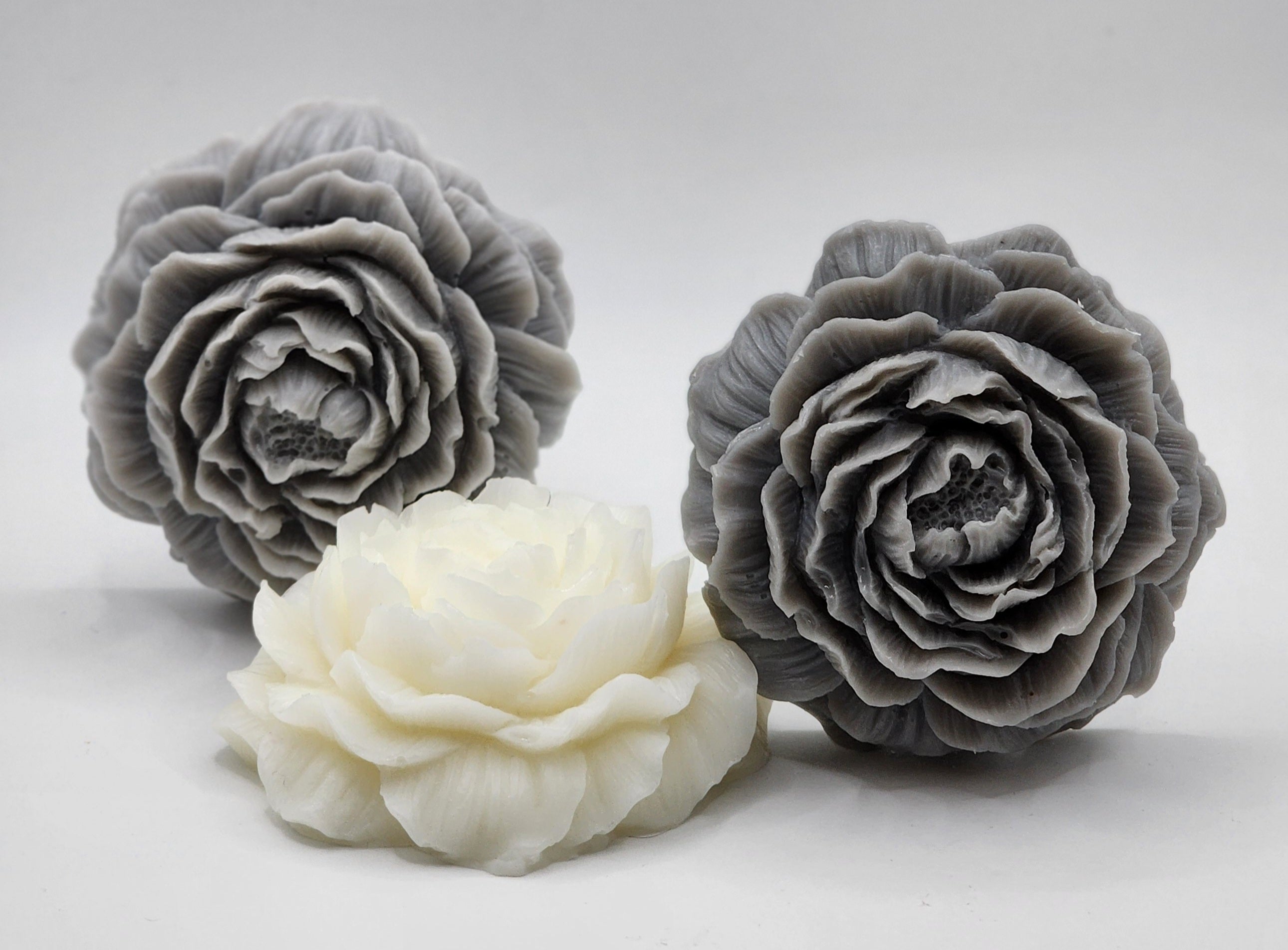 Peonies Flowers Soaps (3 pcs.)