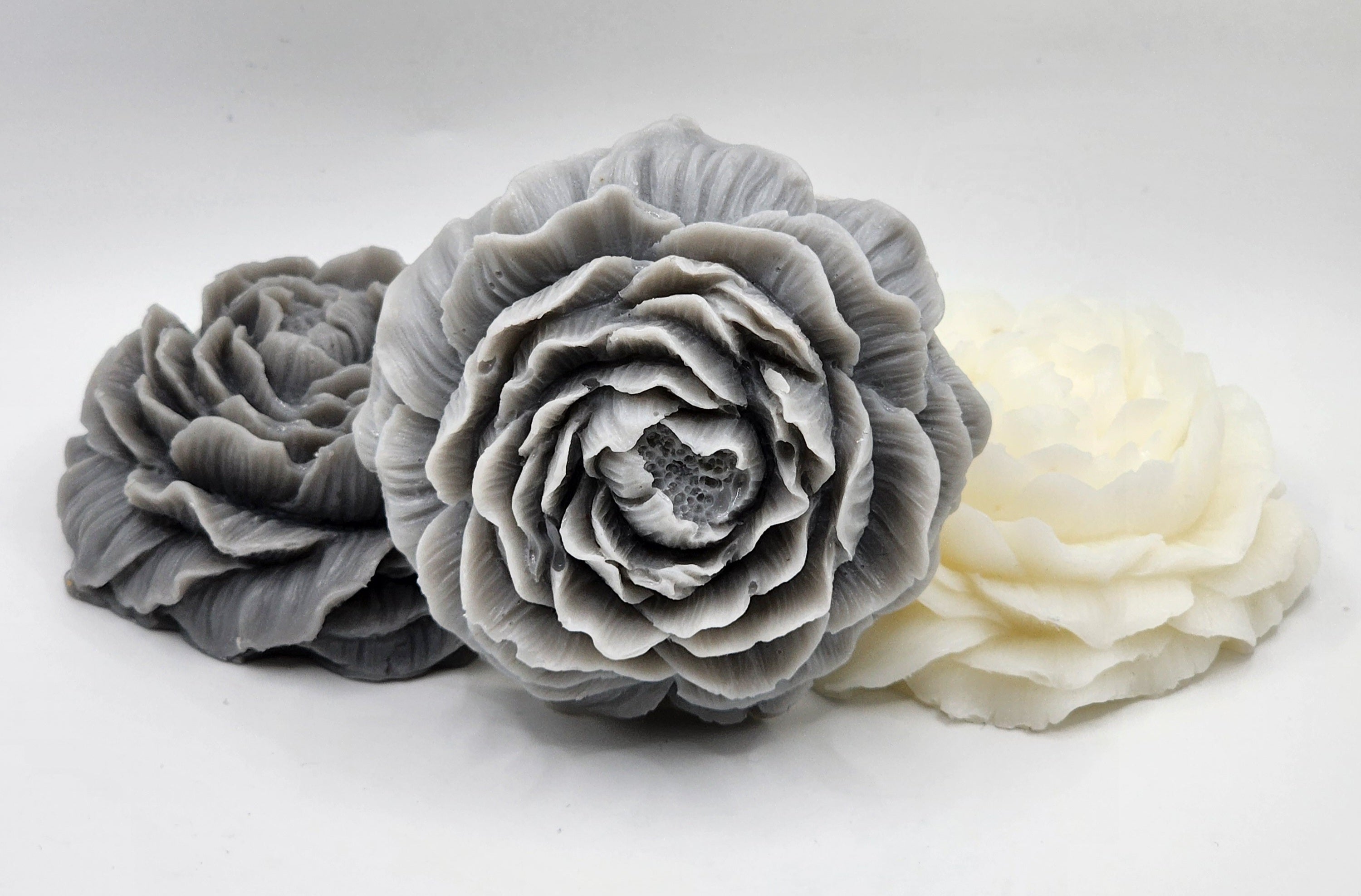 Peonies Flowers Soaps (3 pcs.)