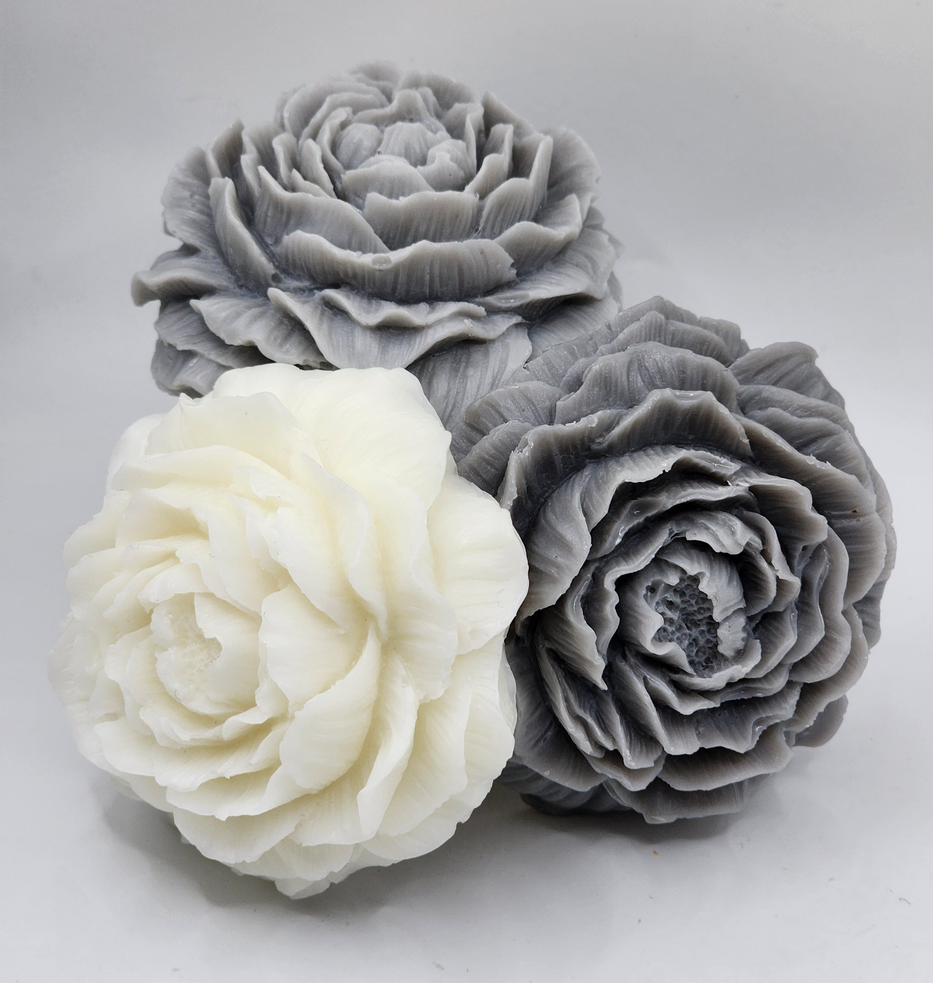 Peonies Flowers Soaps (3 pcs.)