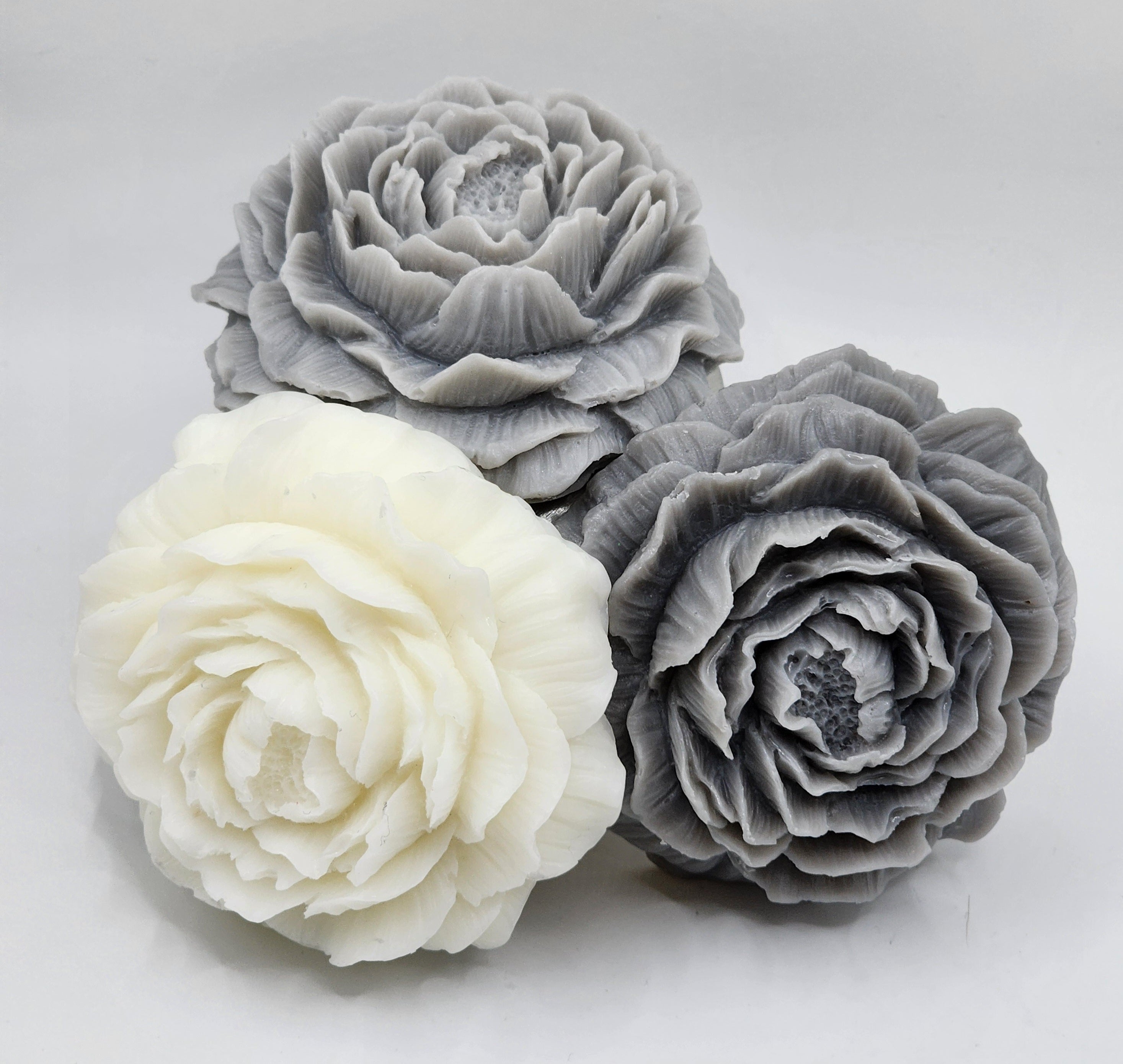 Peonies Flowers Soaps (3 pcs.)