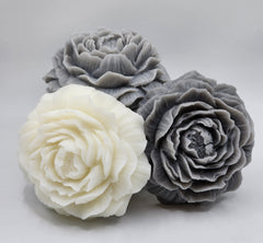 Peonies Flowers Soaps (3 pcs.)