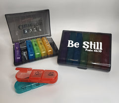 BE STILL Pill Box (Day/Noon/Night)