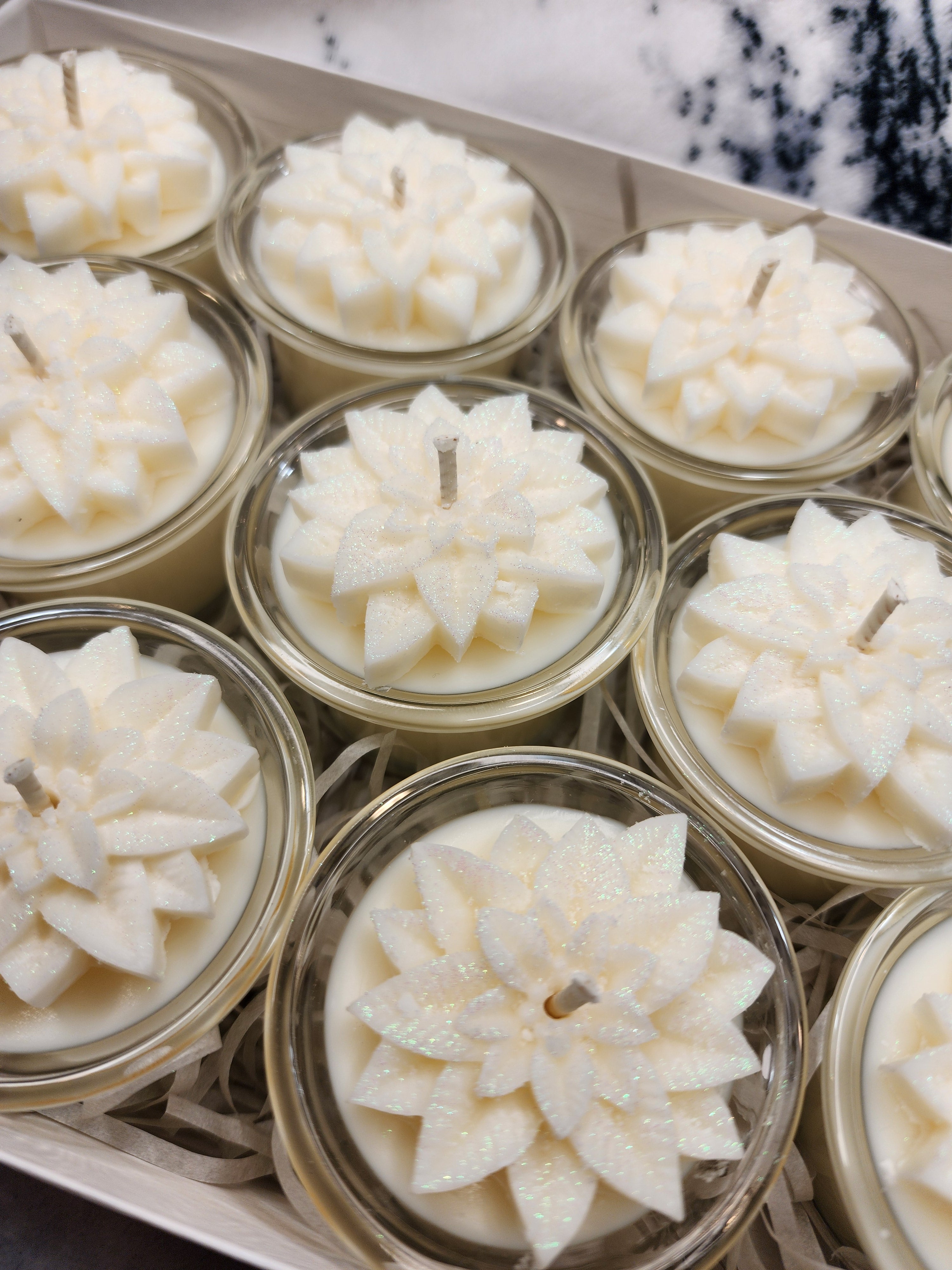 Poinsettia Mini Candles