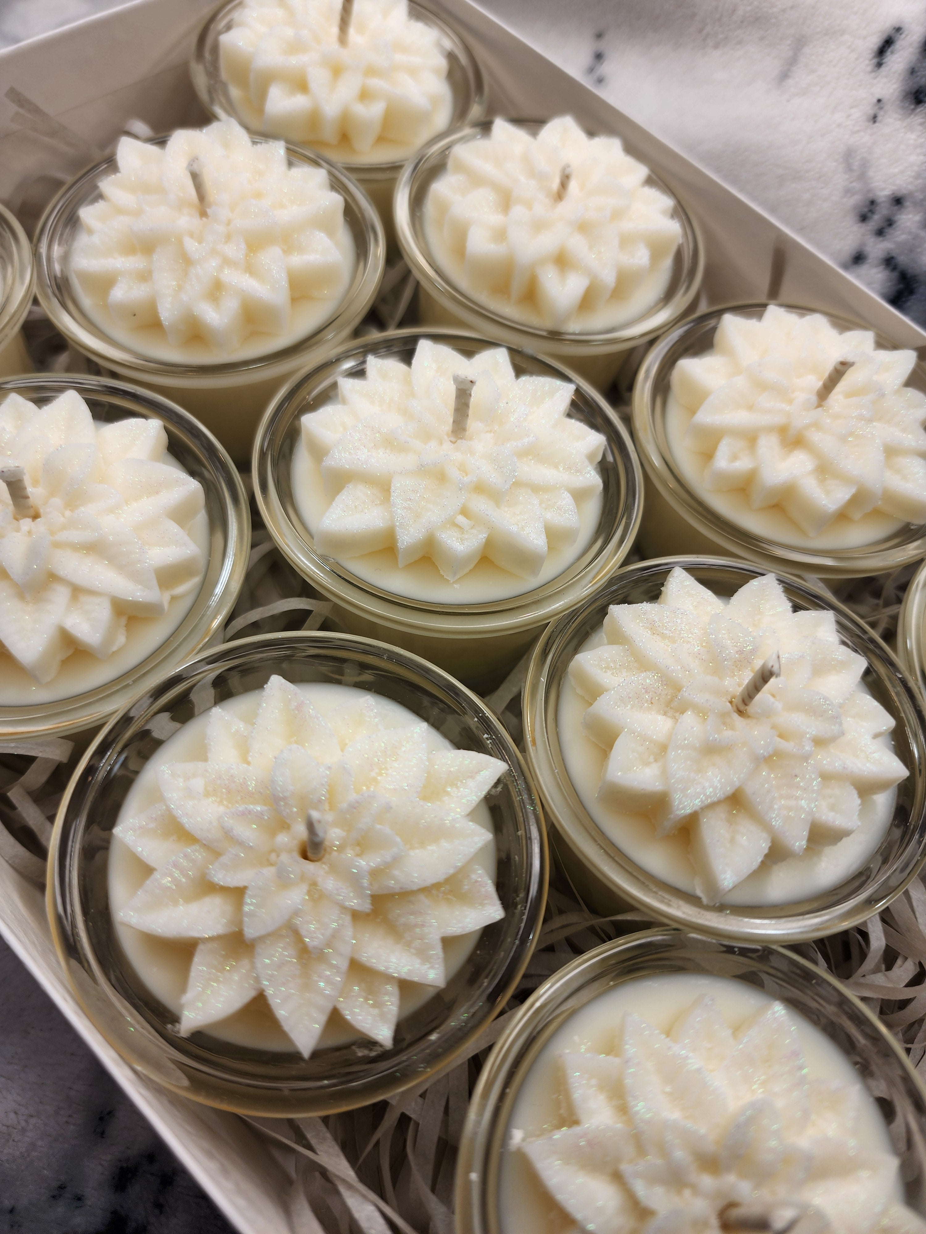 Poinsettia Mini Candles