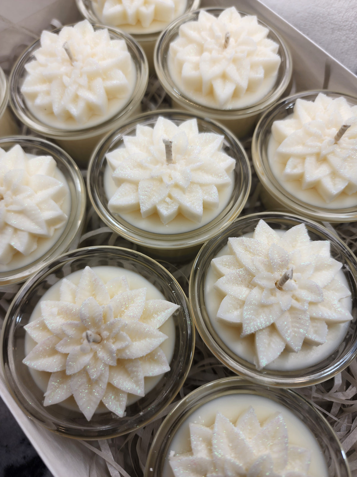 Poinsettia Mini Candles