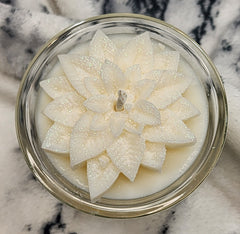 Poinsettia Mini Candles