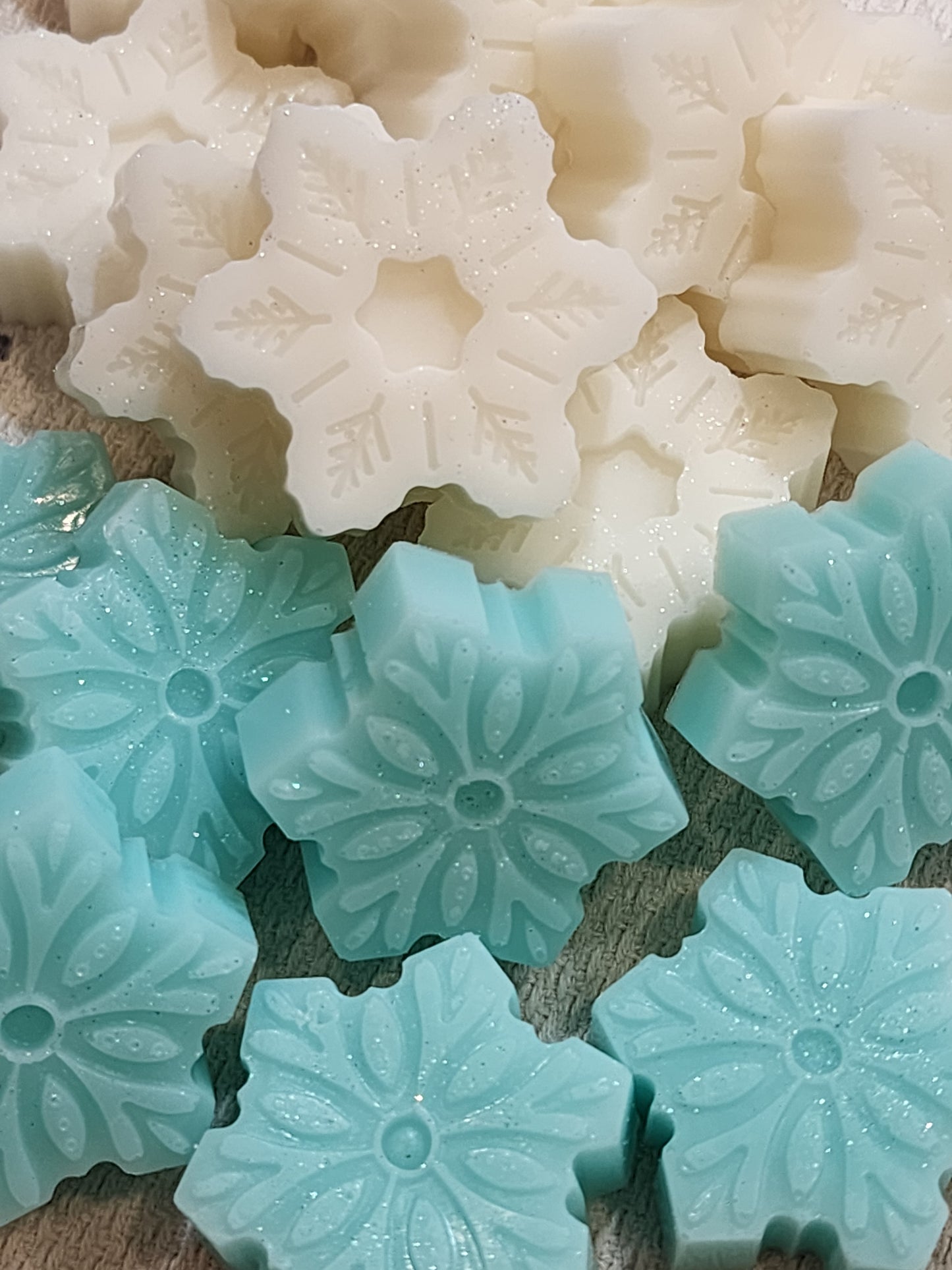 Snowflake Soap Jar